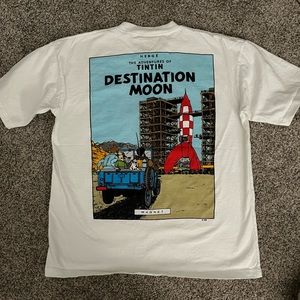 Vintage 90s the adventures of tintin shirt